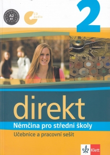 Direkt 2 - Němčina pro střední školy - Učebnice a pracovní sešit + CD