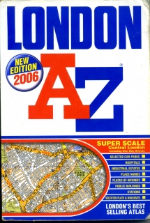 Street atlas London A - Z - v anglickém jazyce