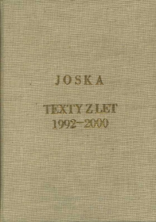 Texty z let 1992 - 2000