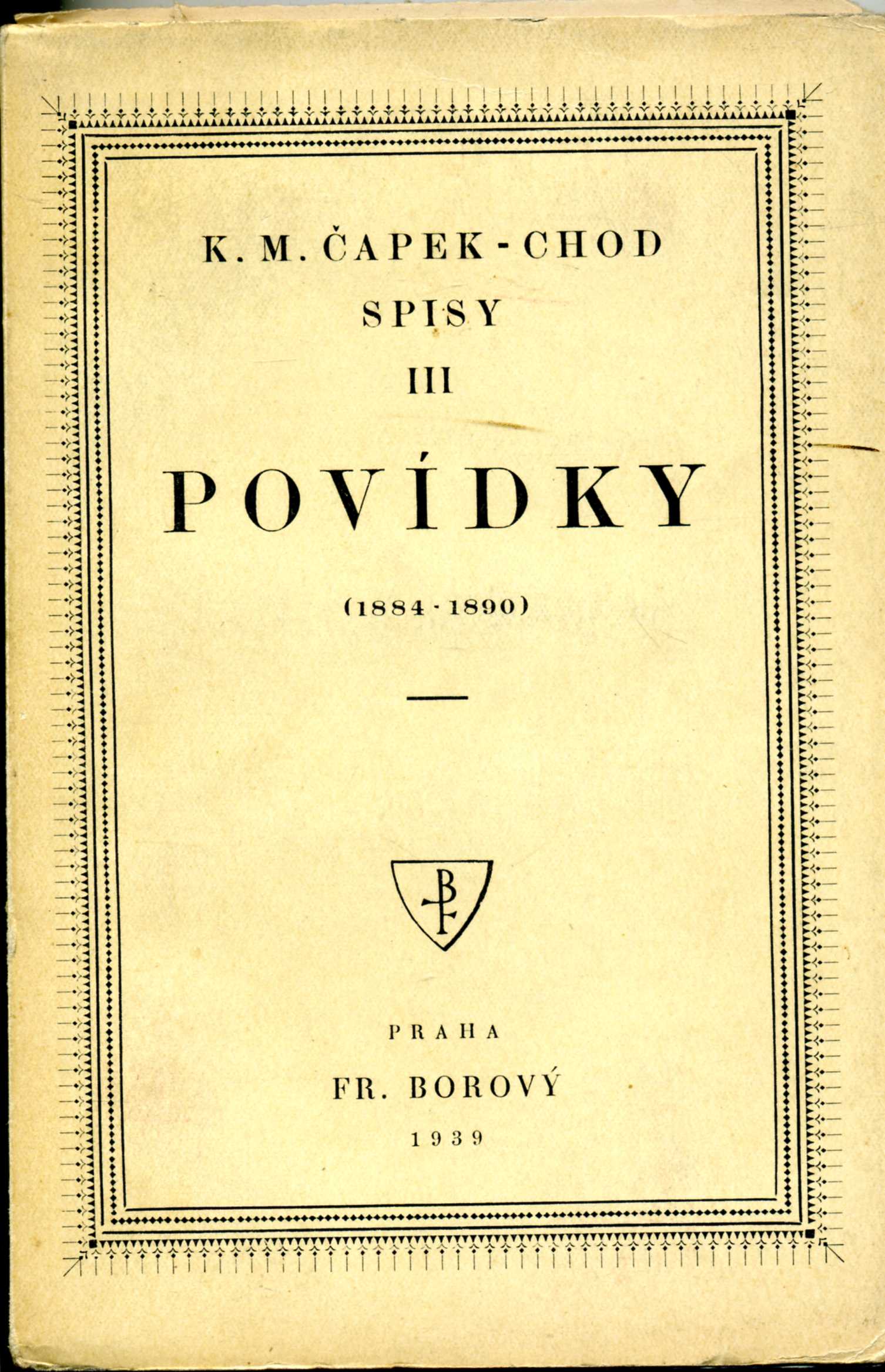  Povídky 1884 - 1890