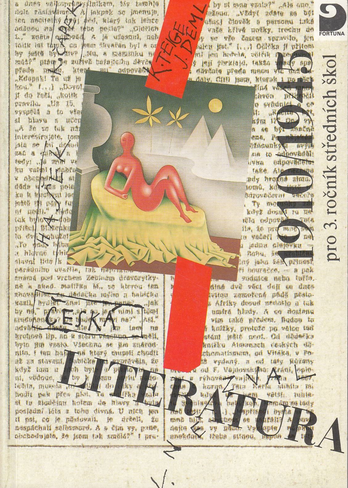Česká literatura 1910 - 1945 pro 3. ročník středních škol