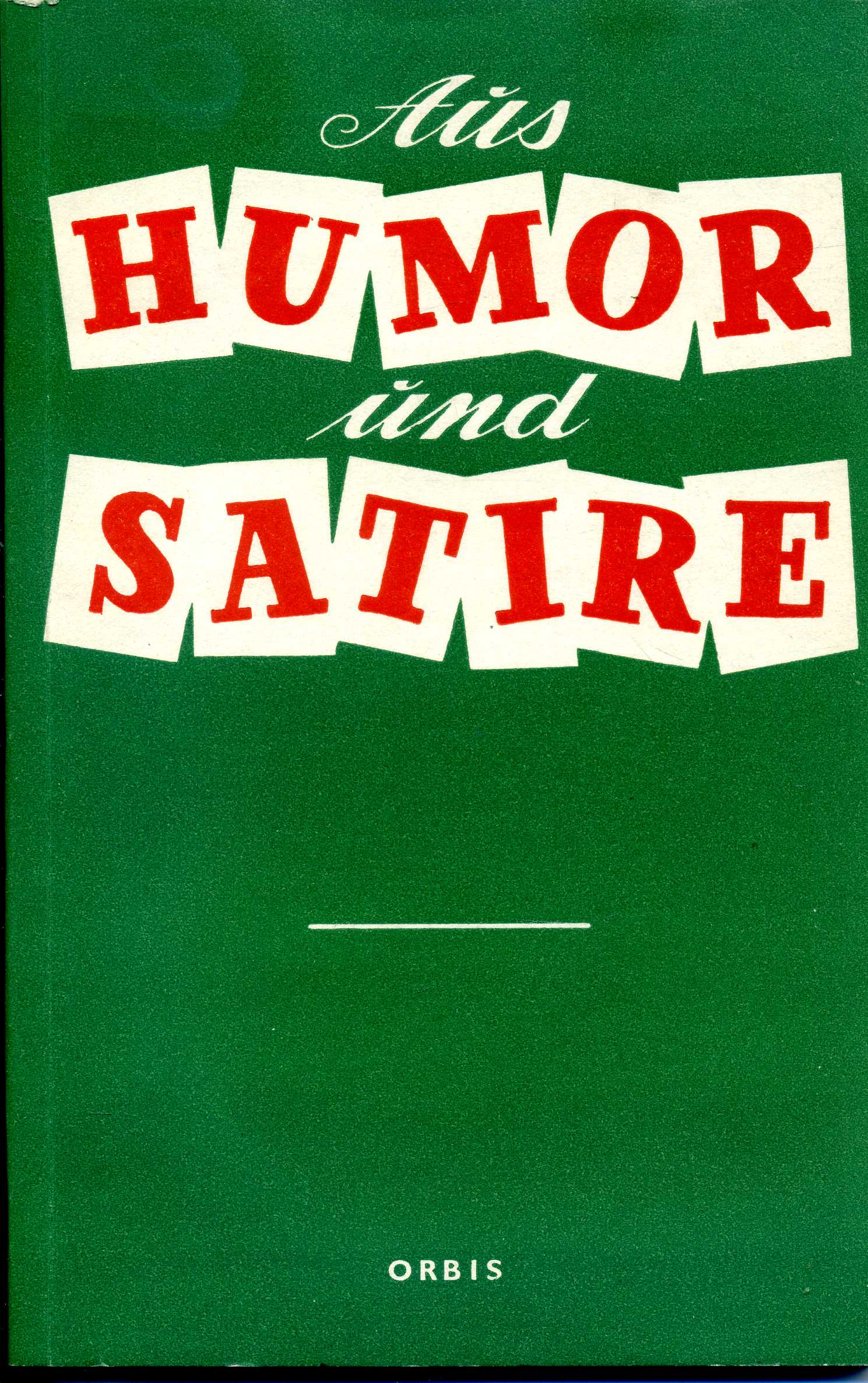 Aus humor und satire - v německém jazyce