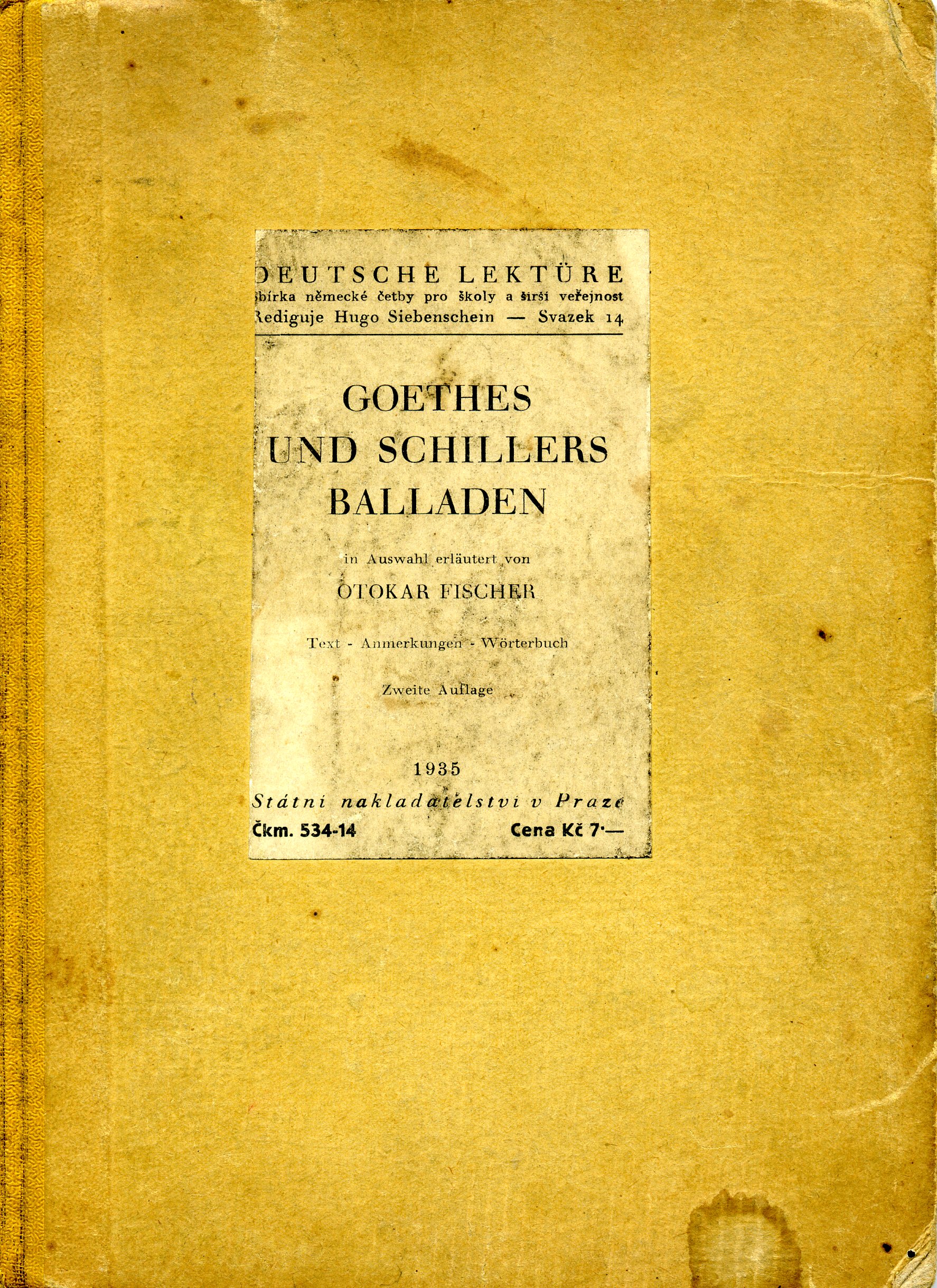 Goethes und Shillers Balladen in Auswahl