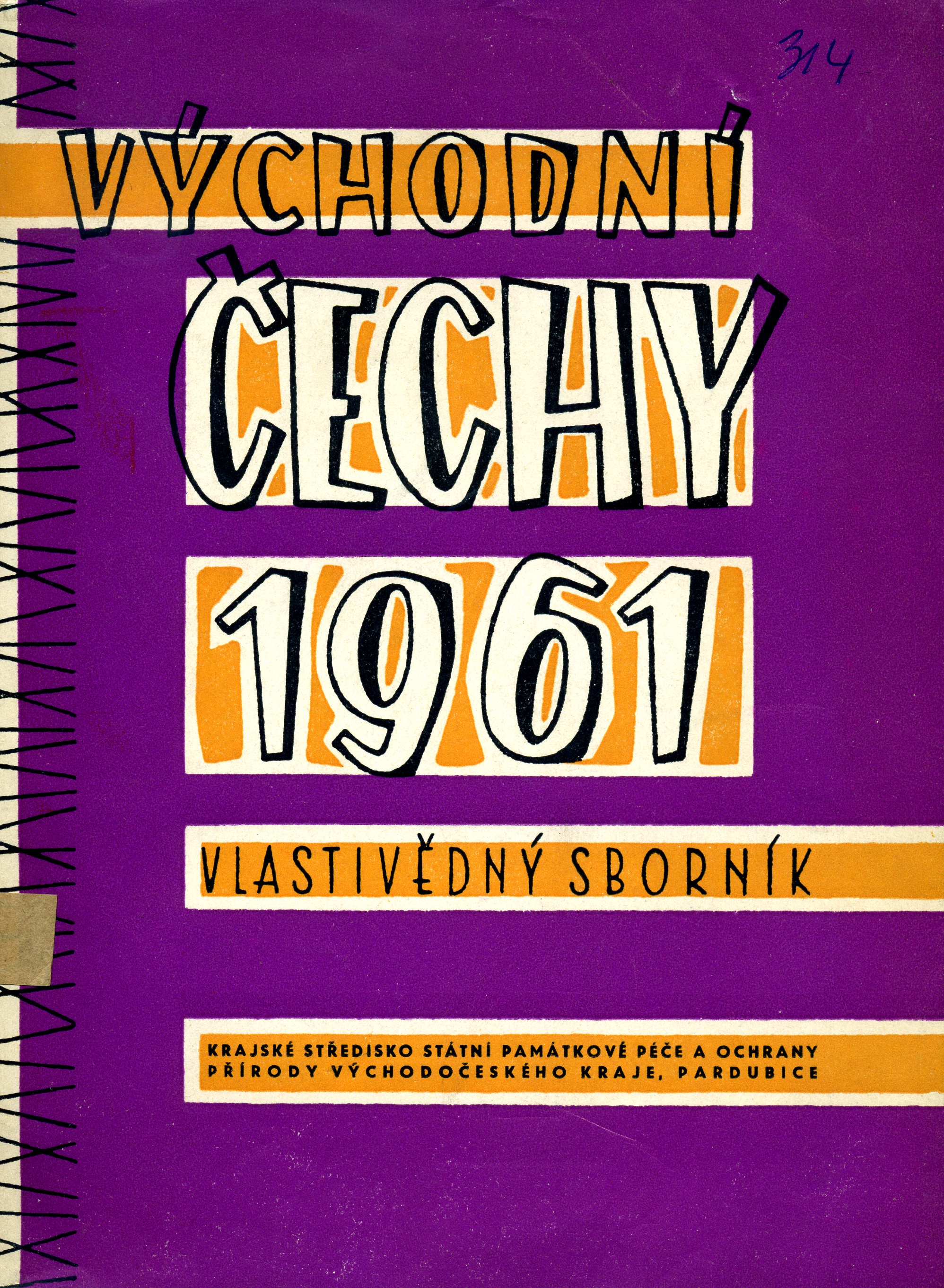 Východní čechy 1961 - vlastivědný sborník