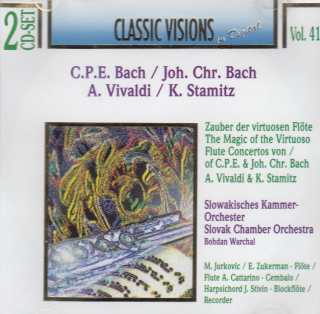C.P.E. Bach / Joh. Chr. Bach / A. Vivaldi / K. Stamitz 2 CD