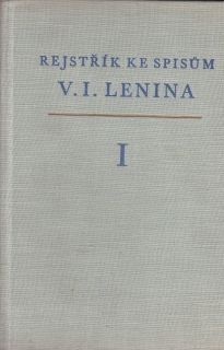 Rejstřík ke spisům V. I. Lenina I.