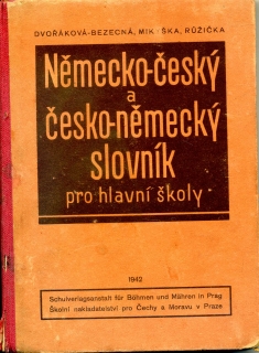 Německo-český a česko německý slovník pro hlavní školy