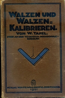 Walzen und Walzenkalibrieren - v německém jazyce