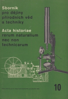 Sborník pro dějiny přírodních věd a techniky X.