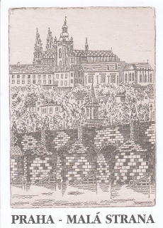 Praha - Malá strana - 6 pohlednic