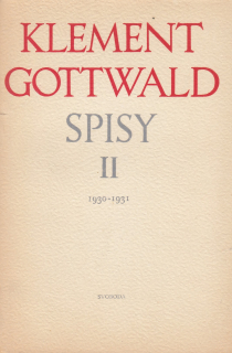 Klement Gottwald spisy II. 1930 - 1931