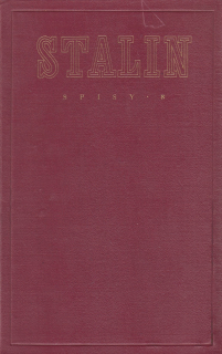 J. V. Stalin spisy VIII. 1926  leden - listopad