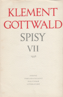 Klement Gottwald spisy VII. 1936