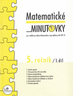 Matematické minutovky 5. ročník I. díl