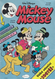 Mickey Mouse 9/1992 - Zlatá rybka