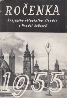 Ročenka - Krajského oblastního divadla Hradci Králové 1955
